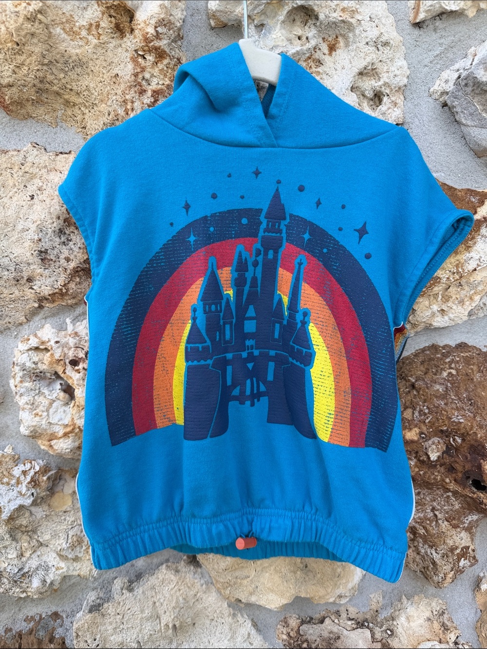 Disney parks top sweatshirt tank sleeveless hooded Disneyland resort